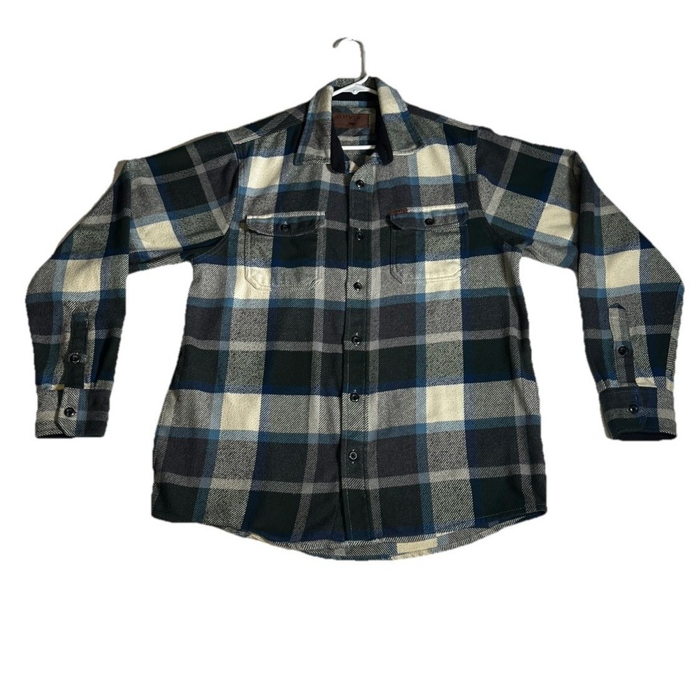 ORVIS Mens Plaid Flannel Shirt‎ Classic Collection Long Sleeve Two Pocket M